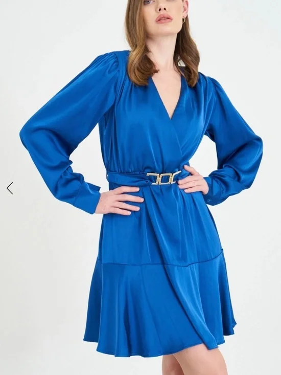 Tiffany & Tomato Dress Size S Blue - Picture 3 of 7